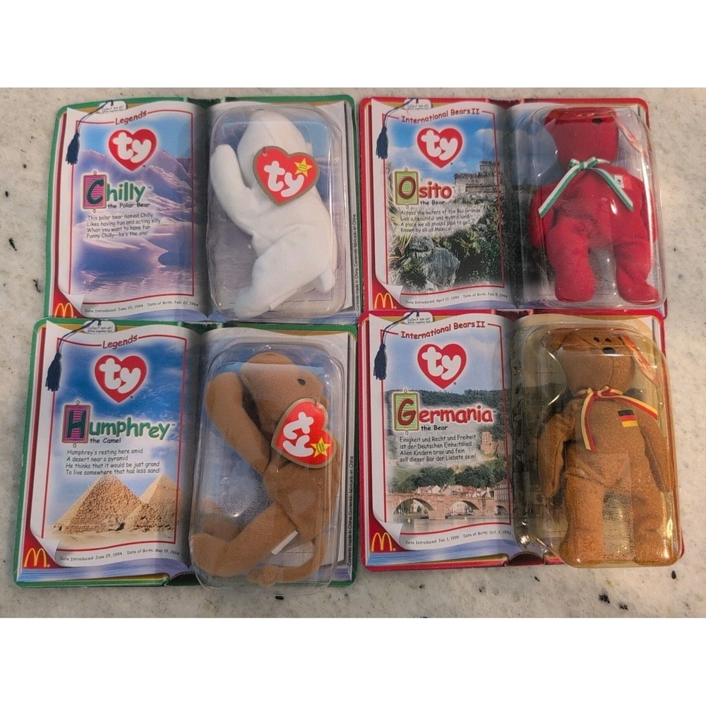 Ty Teenie Babies 2000 McDonald's 4 Of 11 Collectibles